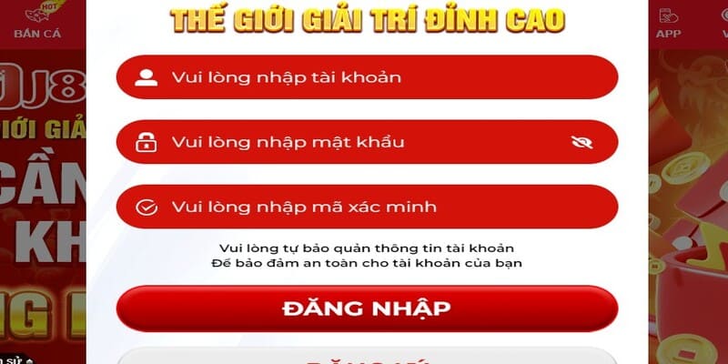 Hướng dẫn đăng nhập j88 đơn giản với 3 bước